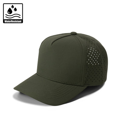 Plain Curve 5Panel Laser Hole Hat Water Repellent 5010