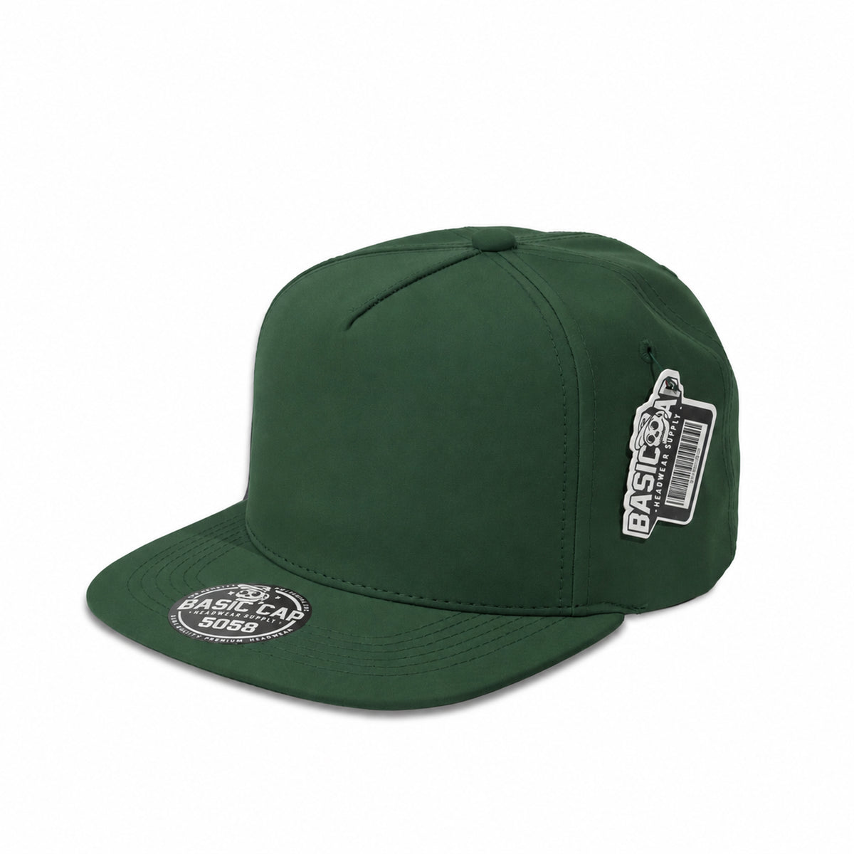 Plain Flat 5Panel Hat 5058