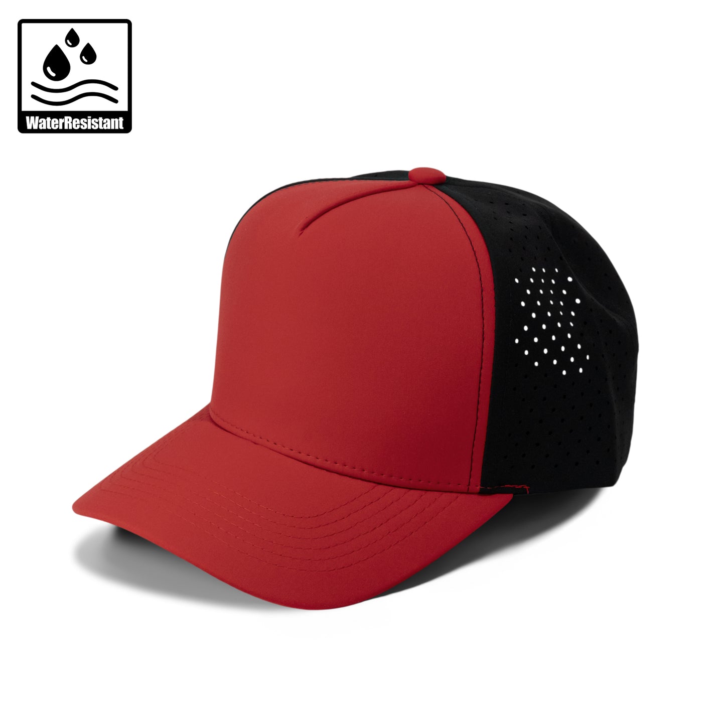 Plain Curve 5Panel Laser Hole Hat Water Repellent 5010
