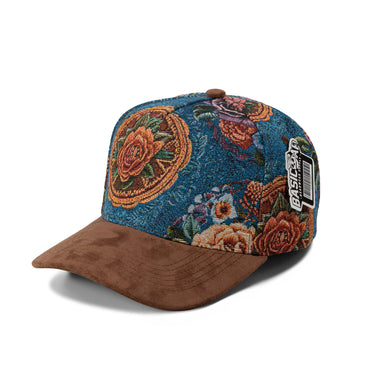 Plain Curve 5Panel Jacquard Hat 5031