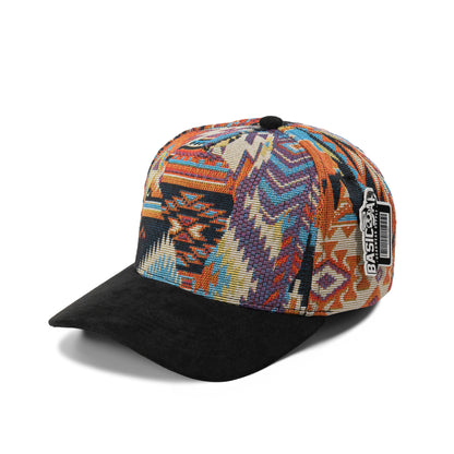 Plain 5Panel Jacquard Suede Hat 5031