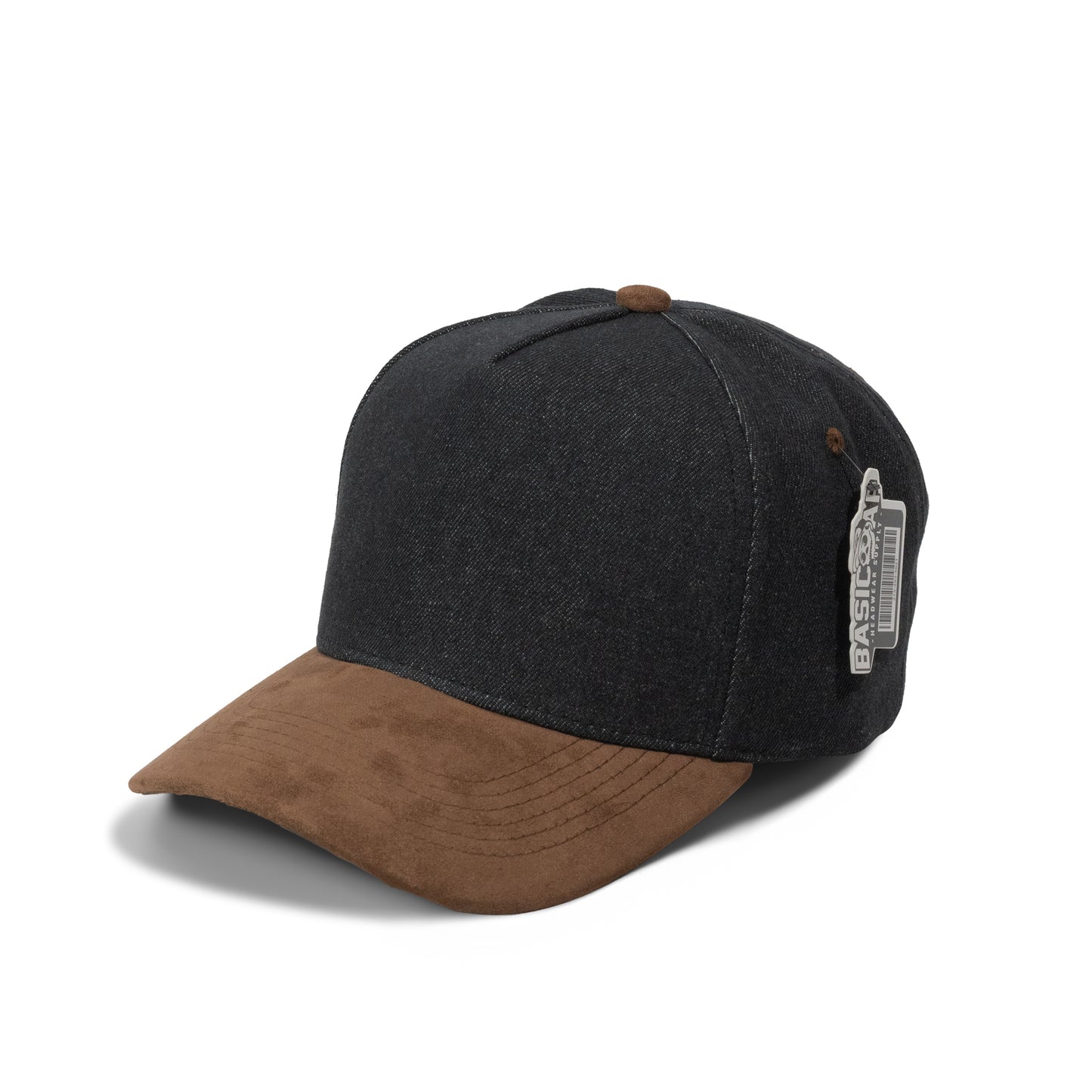 Plain Jean Suede Curve 5Panel Hat 5026