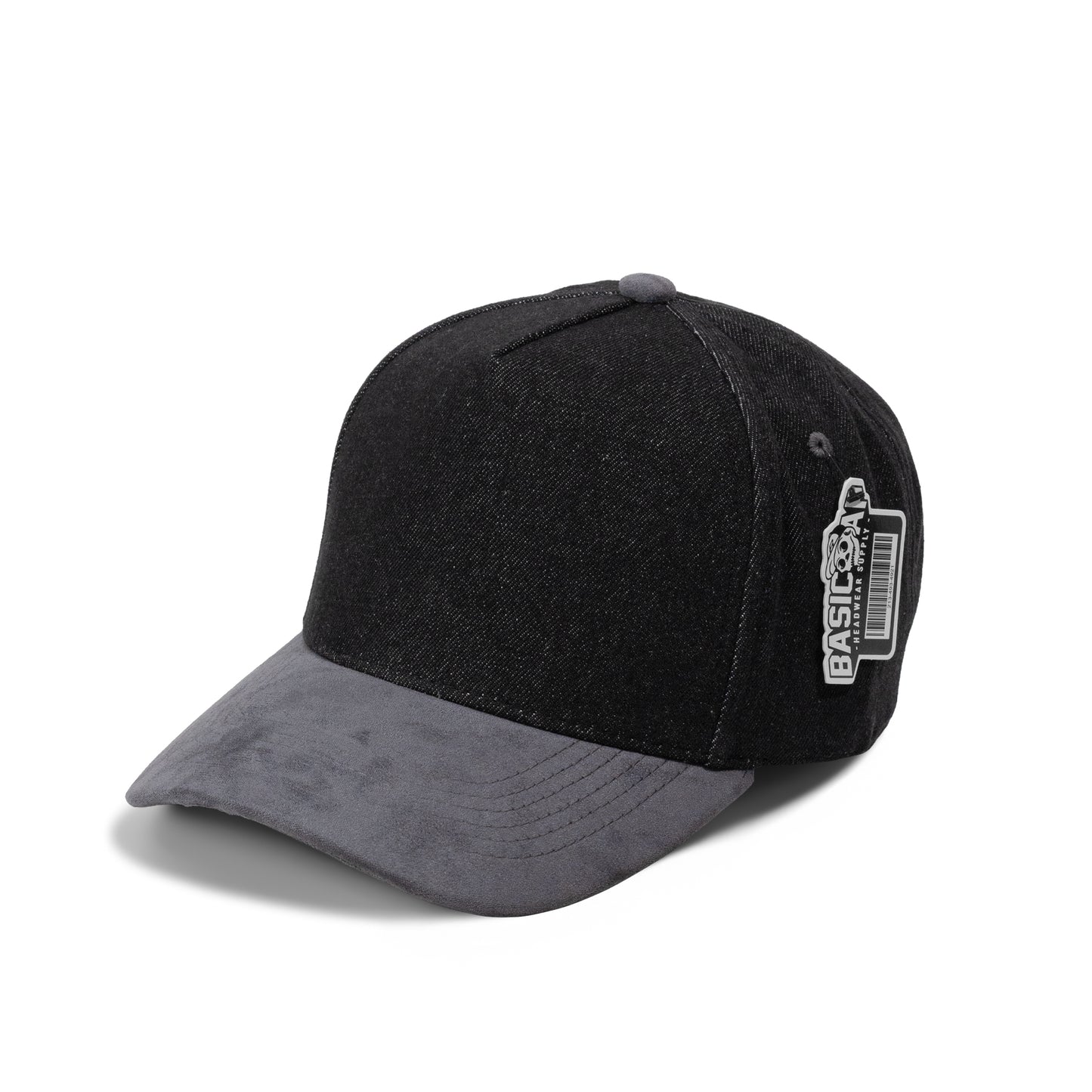 Plain Jean Suede Curve 5Panel Hat 5026