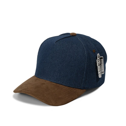 Plain Jean Suede Curve 5Panel Hat 5026