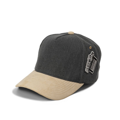 Plain Jean Suede Curve 5Panel Hat 5026