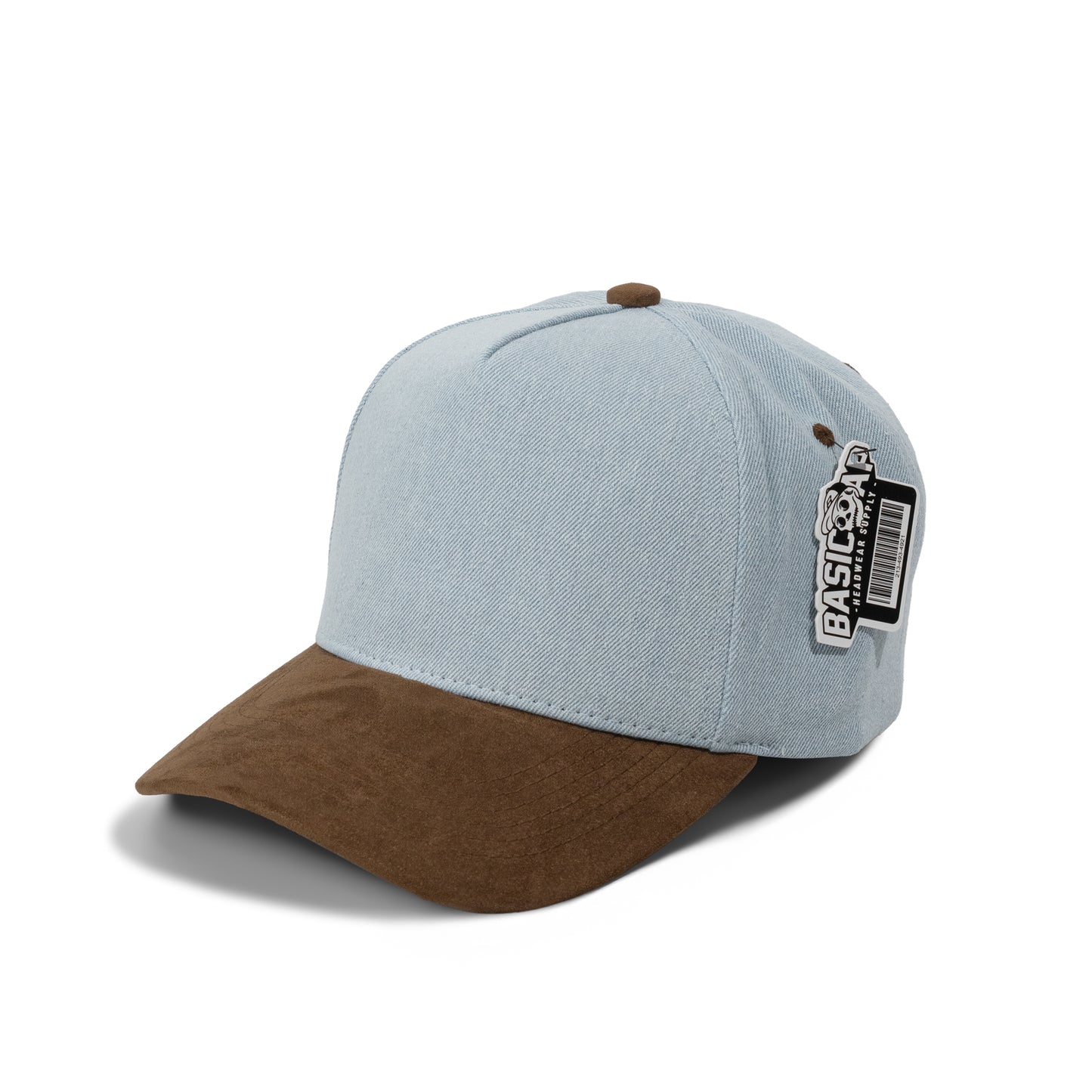 Plain Jean Suede Curve 5Panel Hat 5026