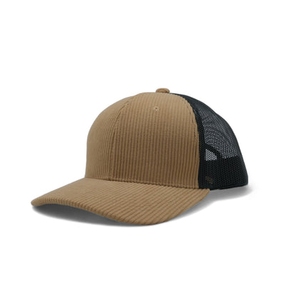 PLAIN CORDUROY PATTERN MESH HAT - PCOP