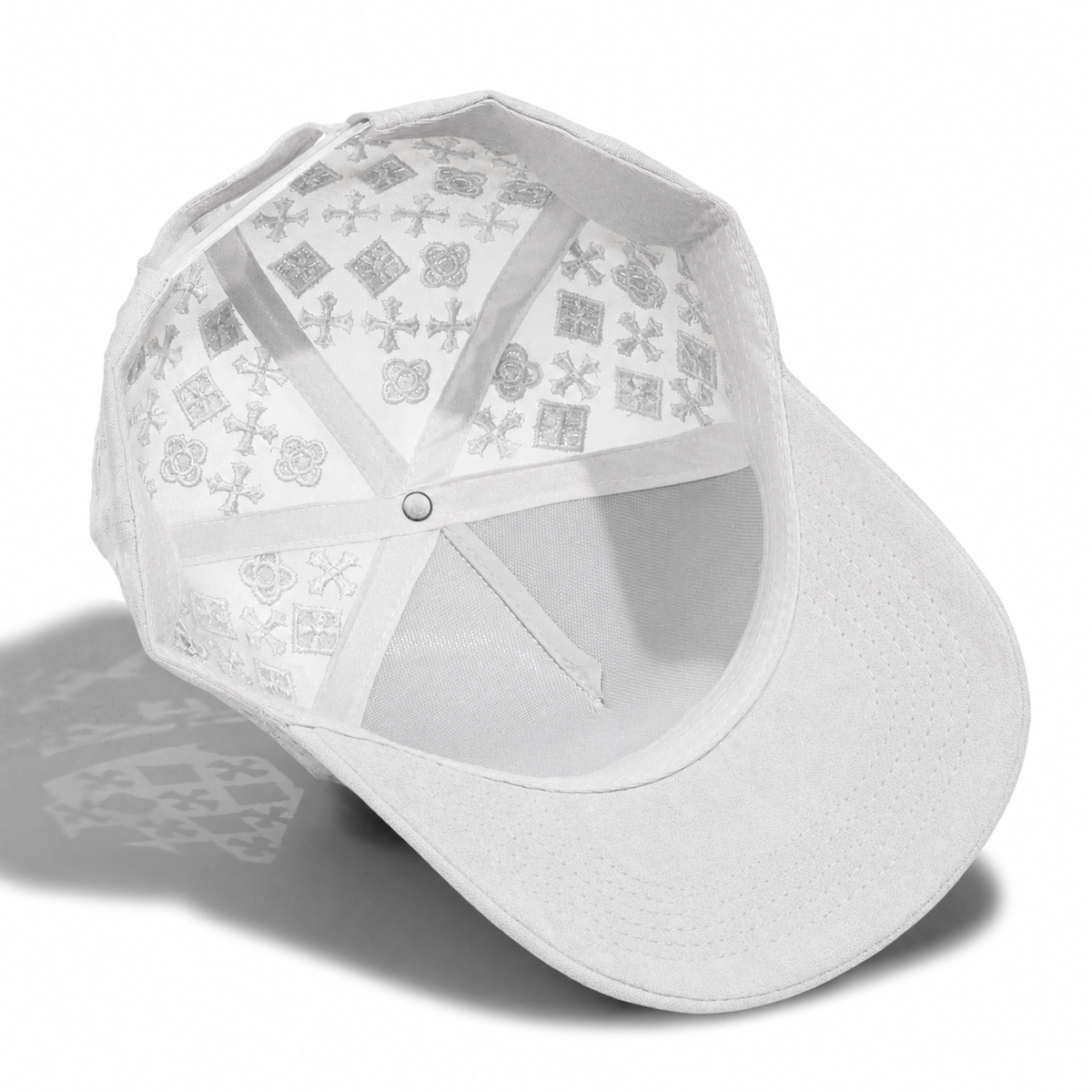 Plain 5Panel Suede Mesh Monogram with Rhinestones 5021