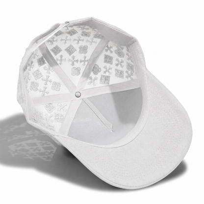 Plain 5Panel Suede Mesh Monogram with Rhinestones 5021