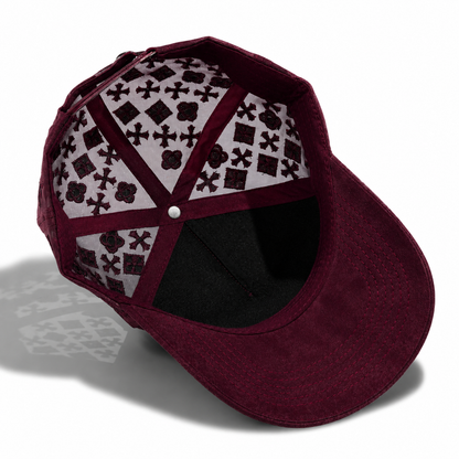 Plain 5Panel Suede Mesh Monogram with Rhinestones 5021