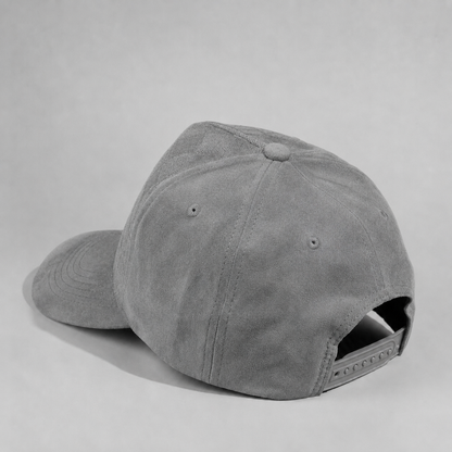 Plain Curve 5Panel Check Suede Hat 5029