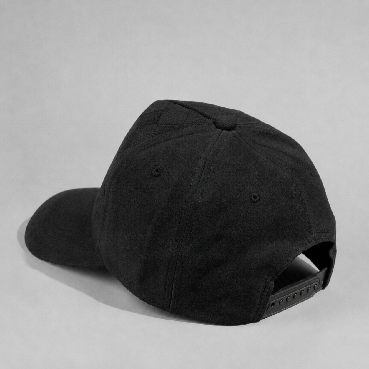 Plain Curve 5Panel Check Suede Hat 5029