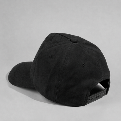 Plain Curve 5Panel Check Suede Hat 5029