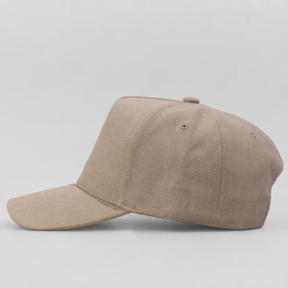 Plain Curve 5Panel CVC Hat 5033