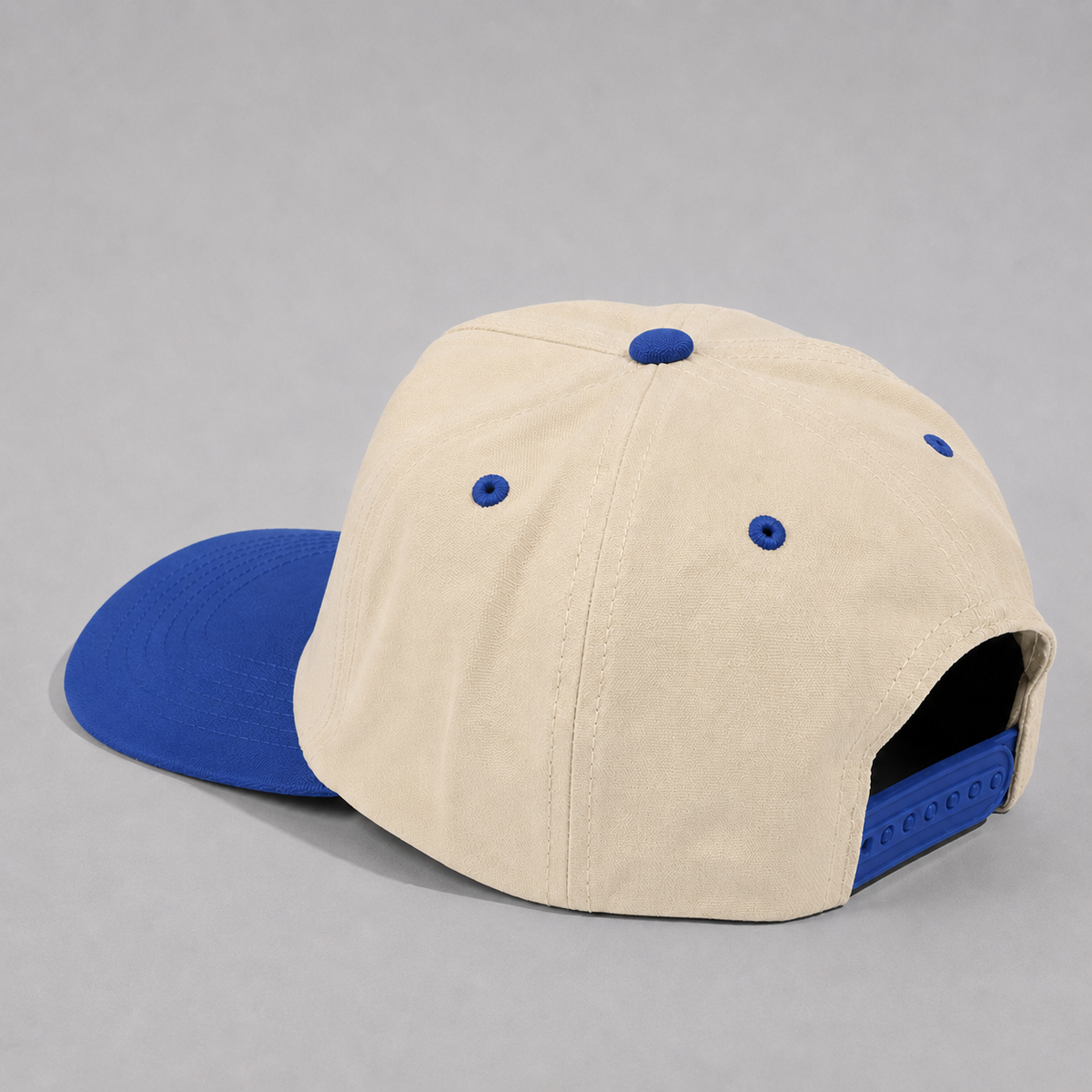 Plain Slight Curve Unstructured 5Panel Oxford Hat 5019