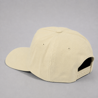 Plain Slight Curve Unstructured 5Panel Oxford Hat 5019