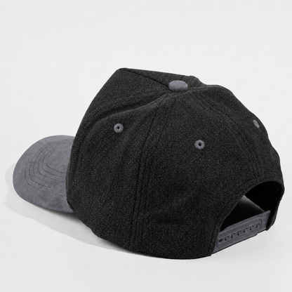 Plain Curve 5Panel Jean Suede Hat 5026