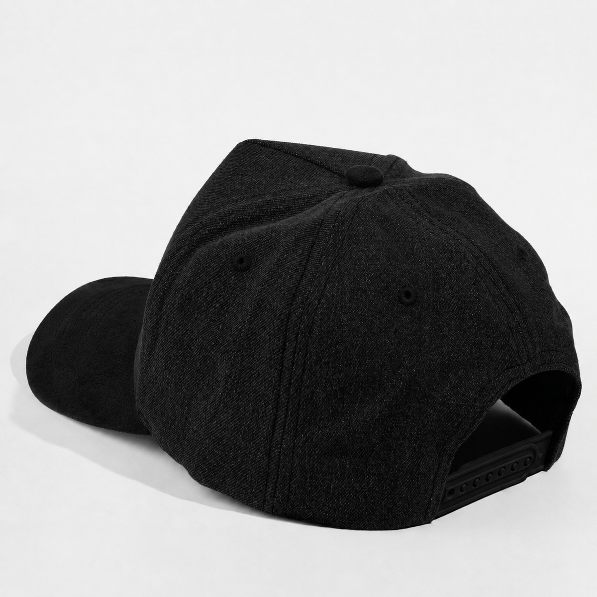 Plain Curve 5Panel Jean Suede Hat 5026