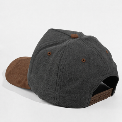 Plain Curve 5Panel Jean Suede Hat 5026