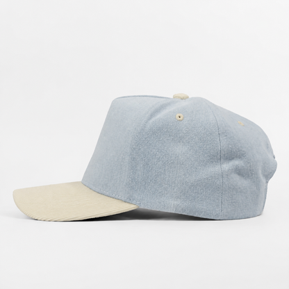 Plain Curve 5Panel Jean Corduroy Hat 5027