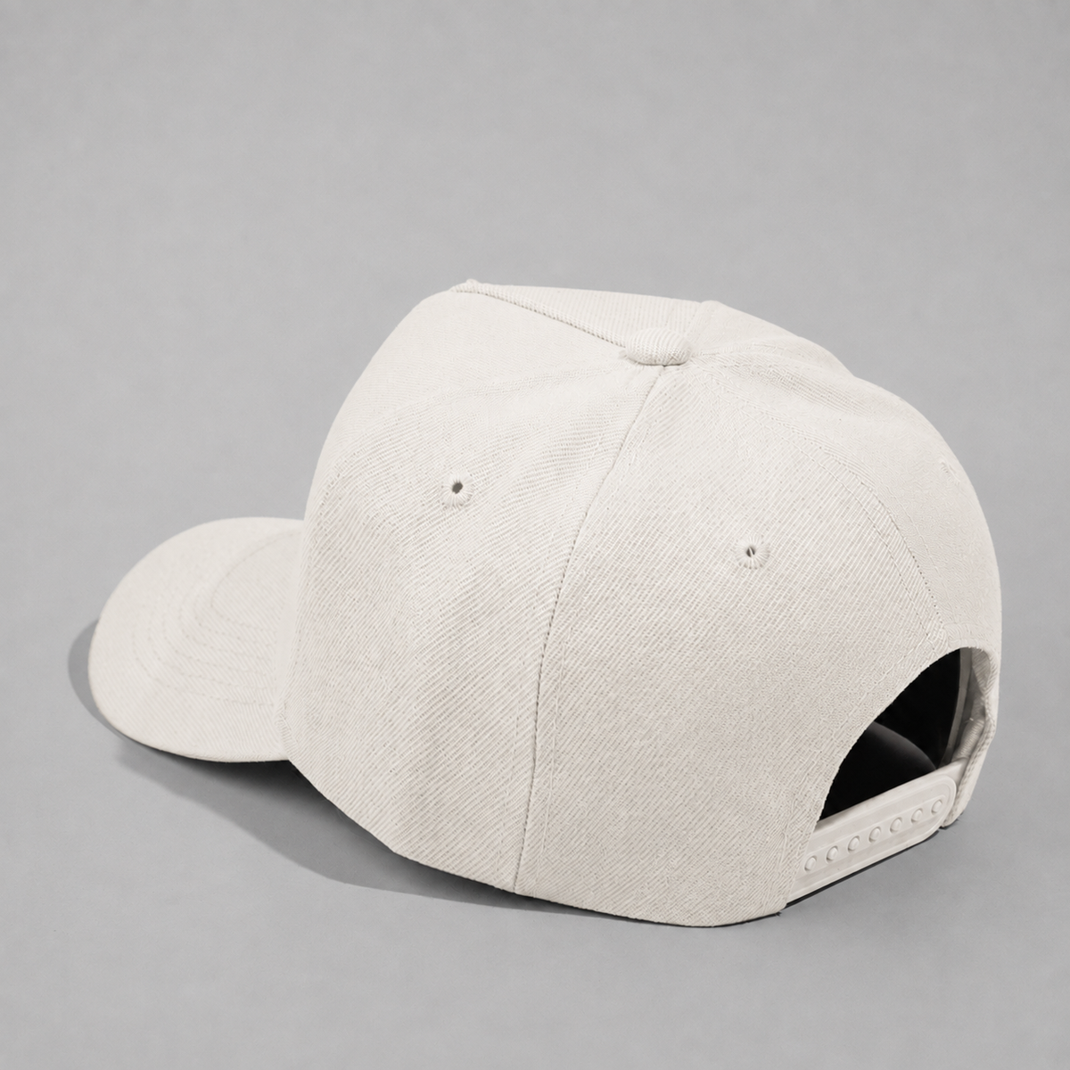 Plain Curve 5Panel Wool Hat 5011