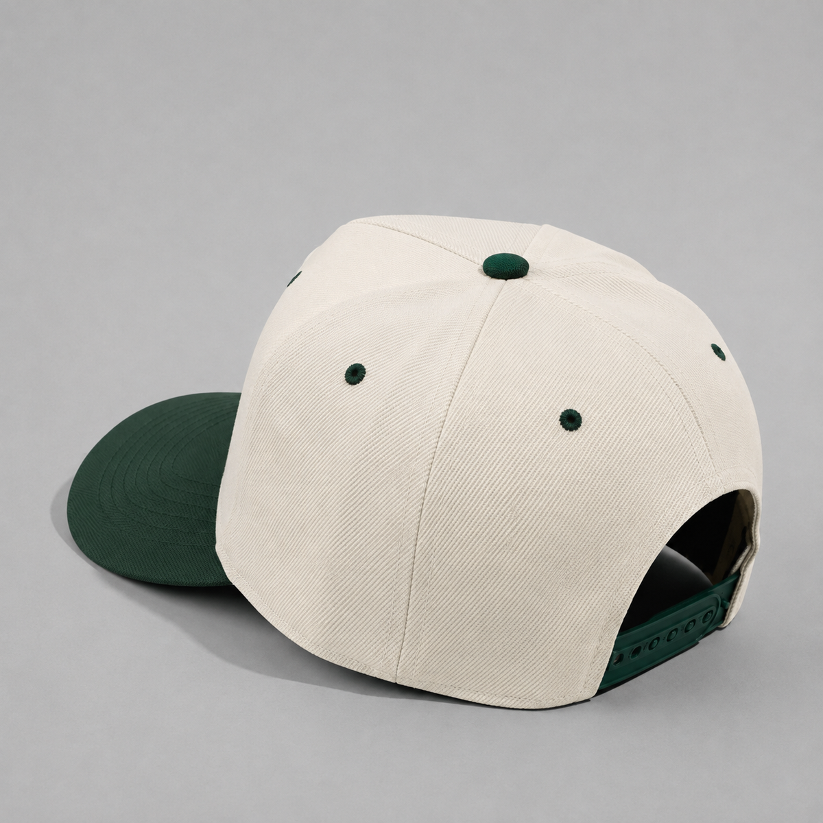 Plain Curve 5Panel Wool Hat 5011