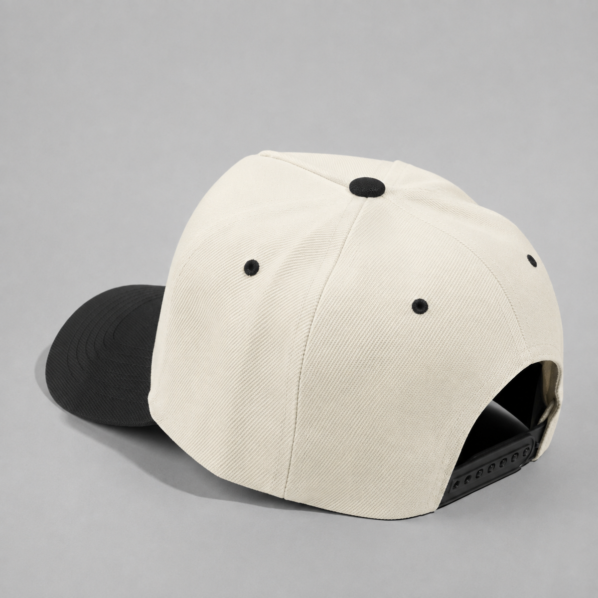 Plain Curve 5Panel Wool Hat 5011