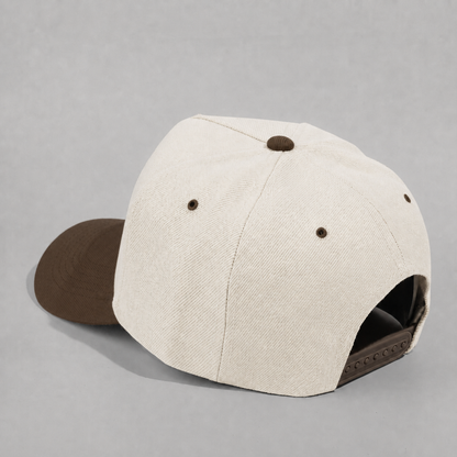 Plain Curve 5Panel Wool Hat 5011