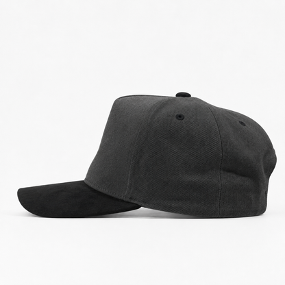 Plain Curve 5Panel Jean Suede Hat 5026