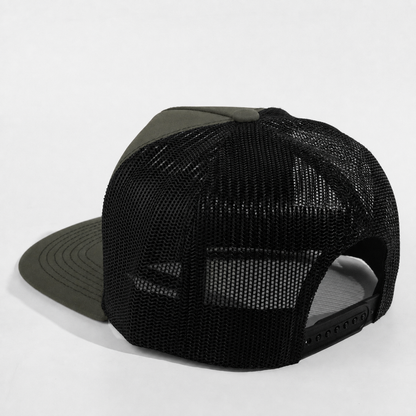 Plain Flat 5Panel Mesh Hat 5052