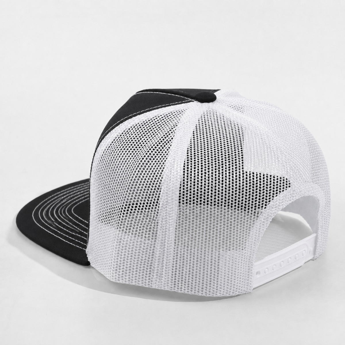 Plain Flat 5Panel Mesh Hat 5052