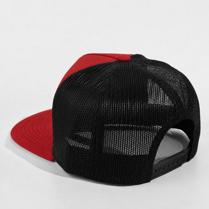 Plain Flat 5Panel Mesh Hat 5052