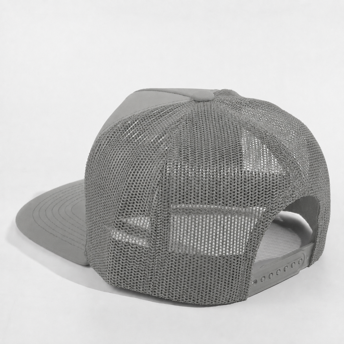 Plain Flat 5Panel Mesh Hat 5052