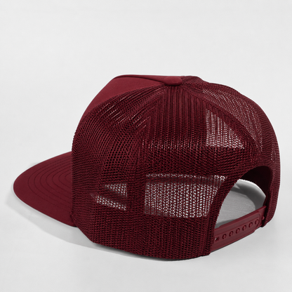 Plain Flat 5Panel Mesh Hat 5052