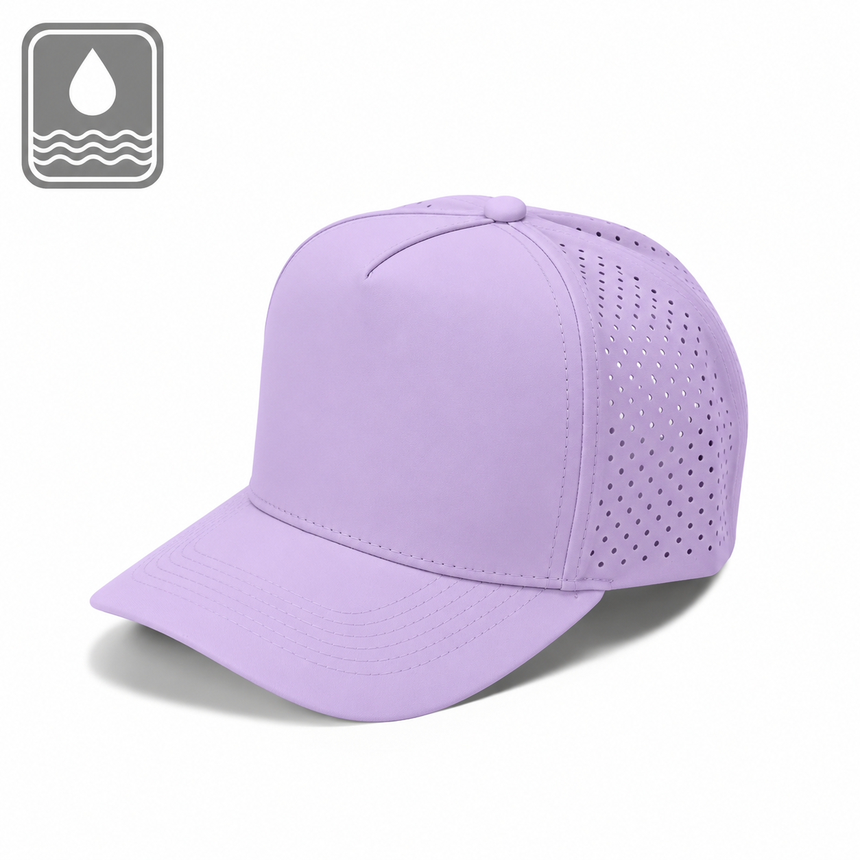 Plain Curve 5Panel Laser Hole Hat Water Repellent 5010
