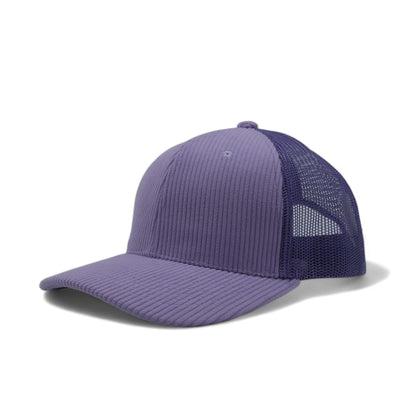 PLAIN CORDUROY PATTERN MESH HAT - PCOP