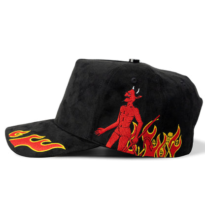 Plain Fancy Suede 5Panel Cap 5030 EL DIABLITO