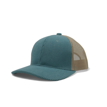 PLAIN CORDUROY PATTERN MESH HAT - PCOP