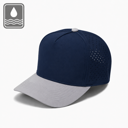 Plain Curve 5Panel Laser Hole Hat Water Repellent 5010