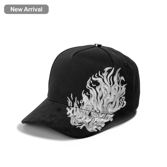 Plain 5Panel Fancy Suede NY FLAMING