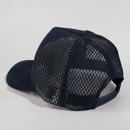 Plain Curve 5Panel Suede Net Mesh Hat 5005-1