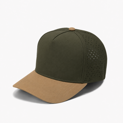 Plain Curve 5Panel Laser Hole Hat Water Repellent 5010