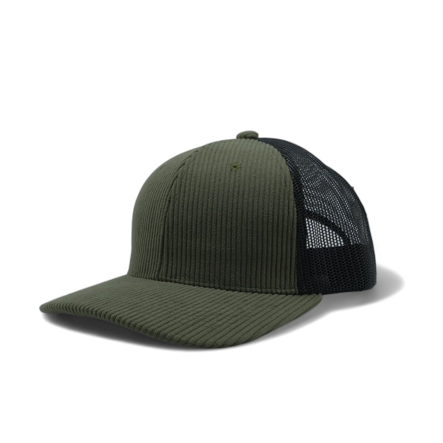 PLAIN CORDUROY PATTERN MESH HAT - PCOP