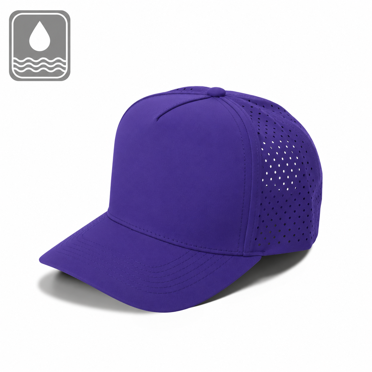 Plain Curve 5Panel Laser Hole Hat Water Repellent 5010