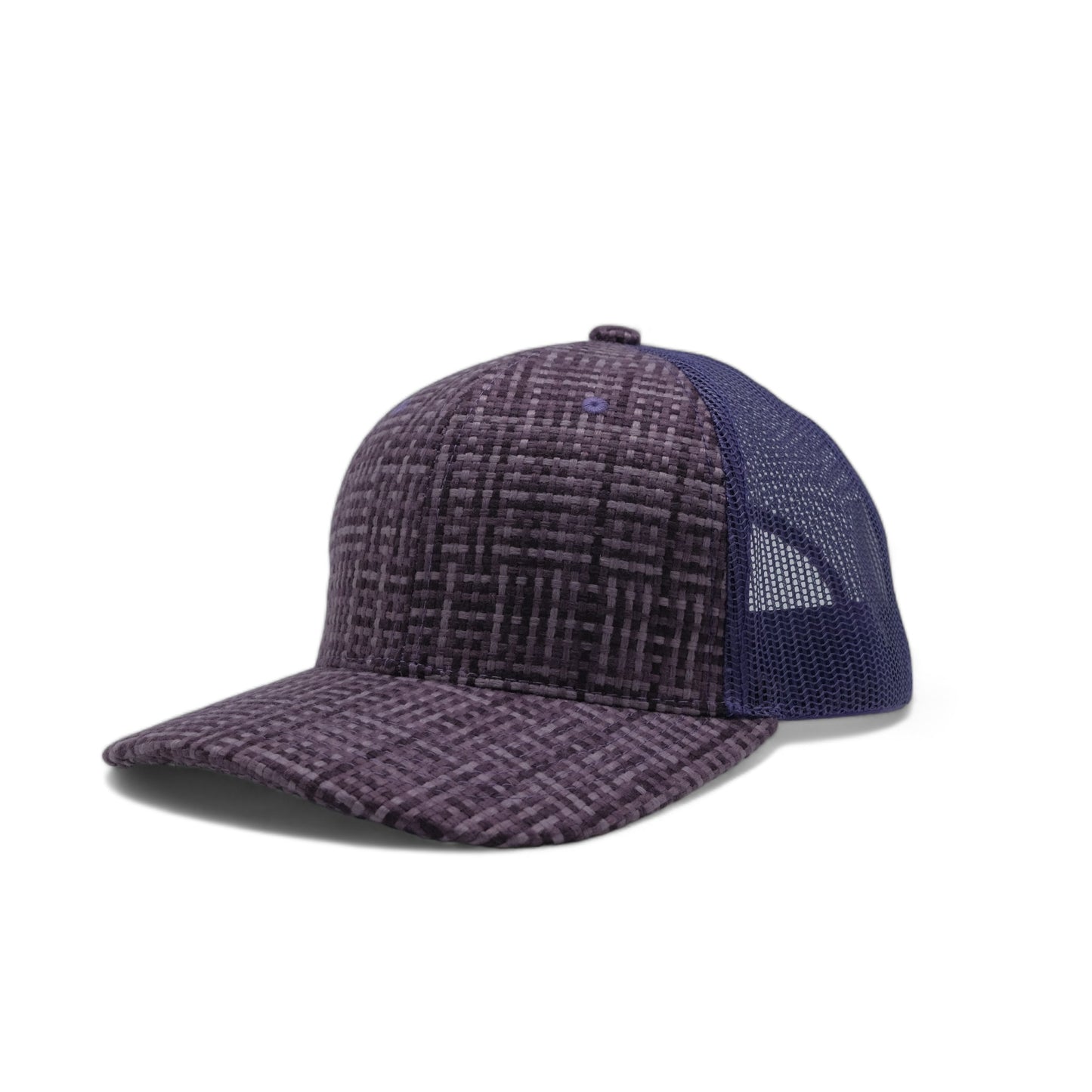 PLAIN CHECK PATTERN MESH HAT - PCP