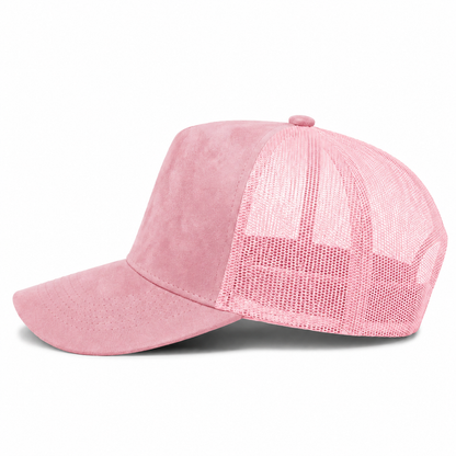 Plain 5Panel Suede Curve Mesh 5005