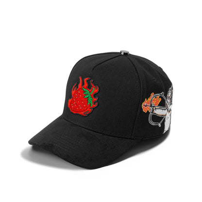 Plain 5Panel Fancy Hat 5030 FLAMING S.BERRY W/FD
