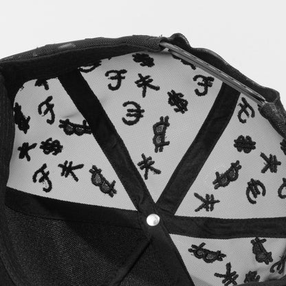 Plain 5Panel Suede Mesh Monogram Hat CURRENCY