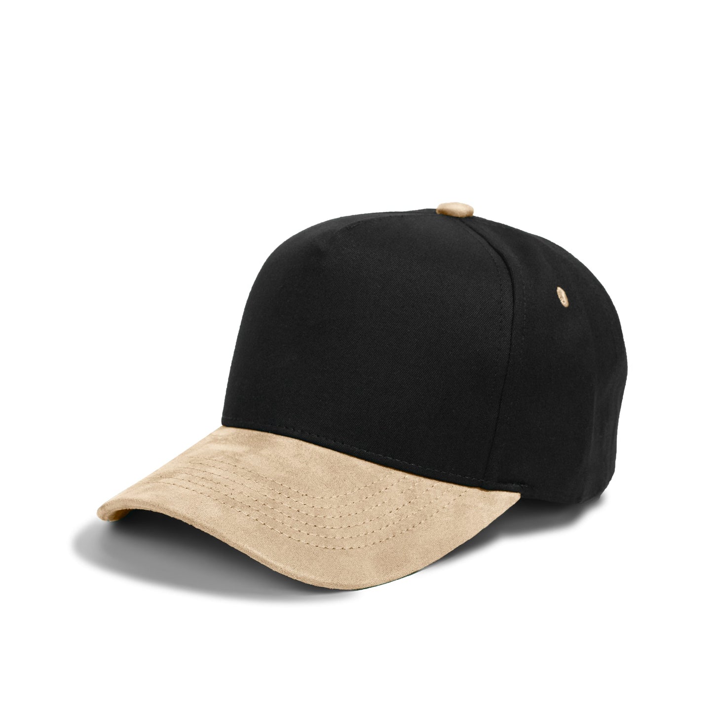 Plain 5Panel Cotton Suede Bill 5004-1