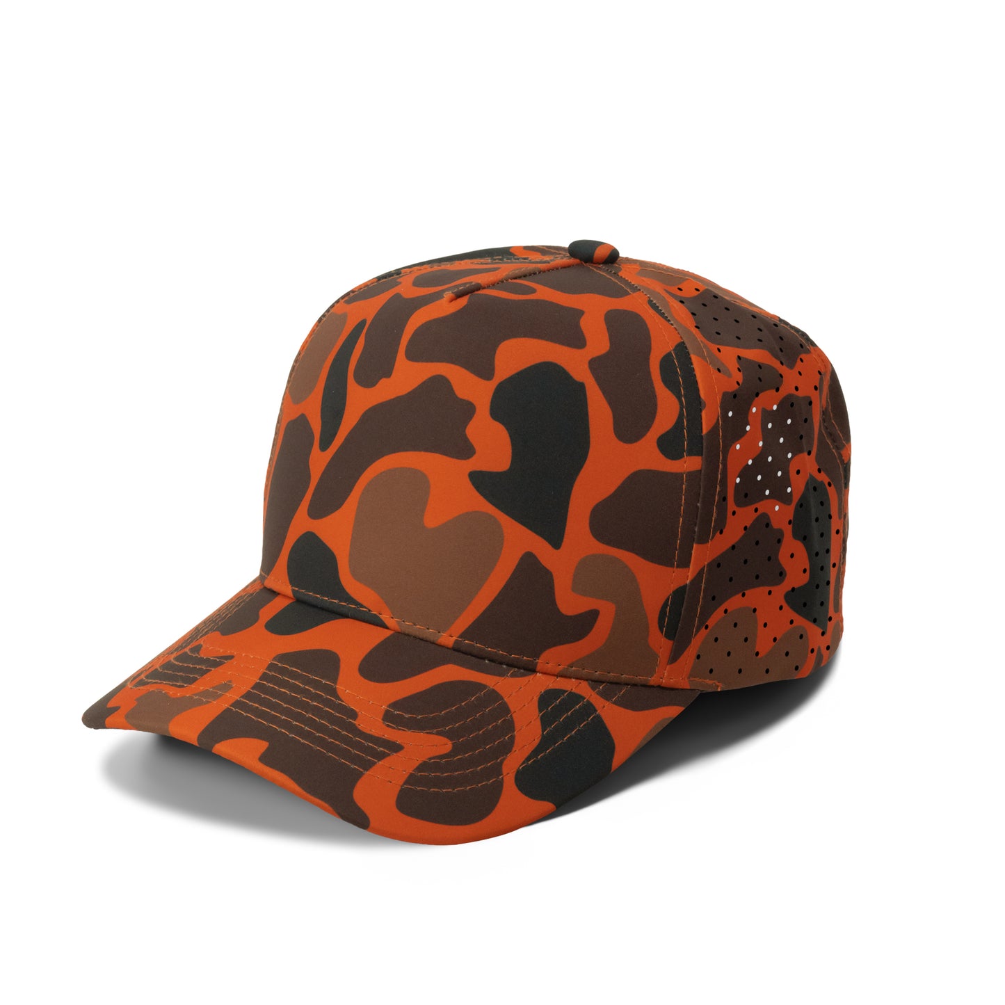 Plain 5Panel Duck Camo Curve Laser Hole 5025